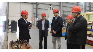 浙江省經(jīng)信委技裝處處長(zhǎng)李京寧一行調(diào)研企業(yè)